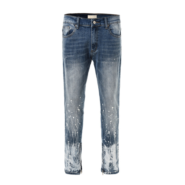 Title 3, Europees-Amerikaanse High Street jeans met inkt...