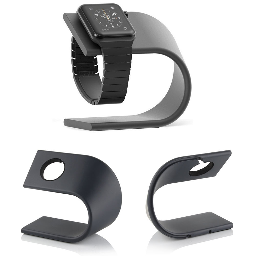 Title 3, Soporte en U de aluminio para Apple Watch. Suje...