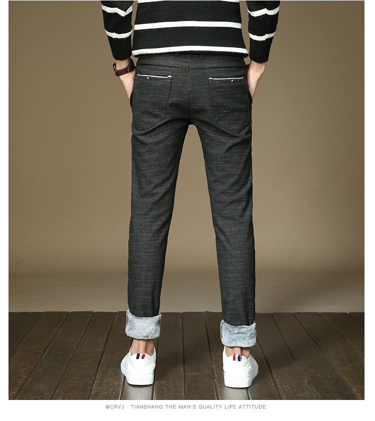 Title 9, Mens trousers with fleece and thickening