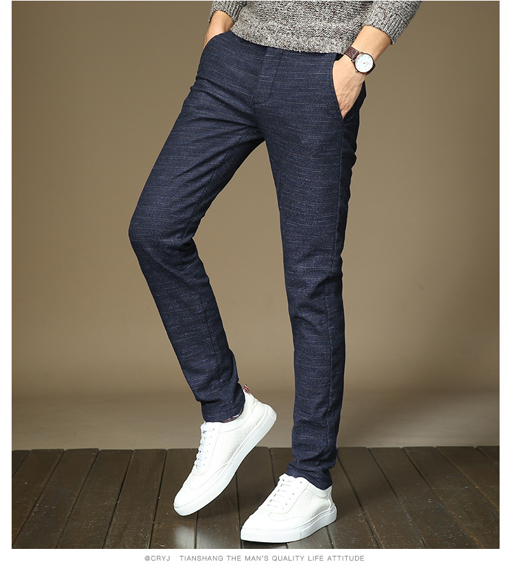 Title 11, Mens trousers with fleece and thickening