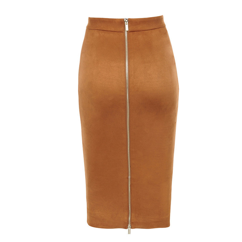 Title 20, Deer Velvet Leather Skirt