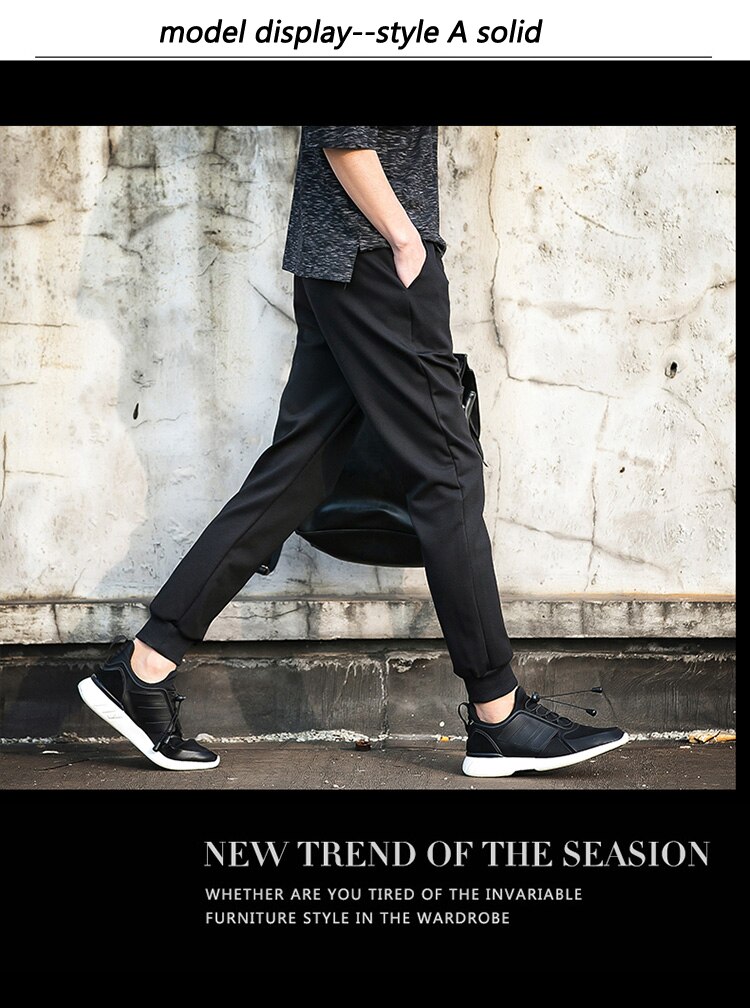 Title 4, Slim fit elastic little leg sports casual pants