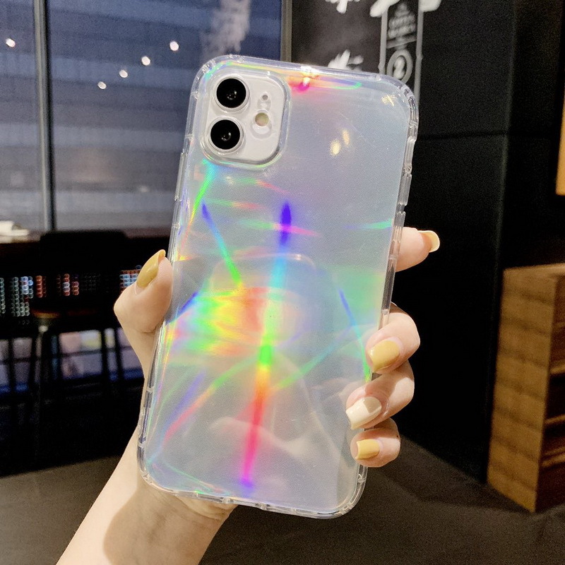 Title 10, Simple pure color laser phone case Protect your...