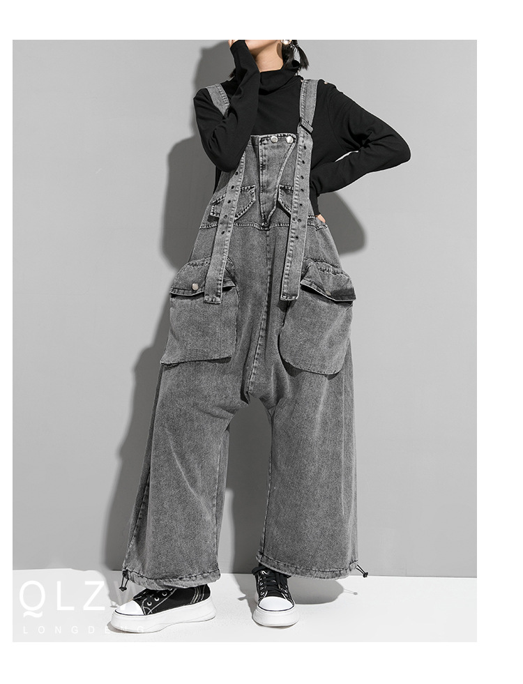 Title 5, Trendige Denim-Overalls für Damen in Übergrößen...