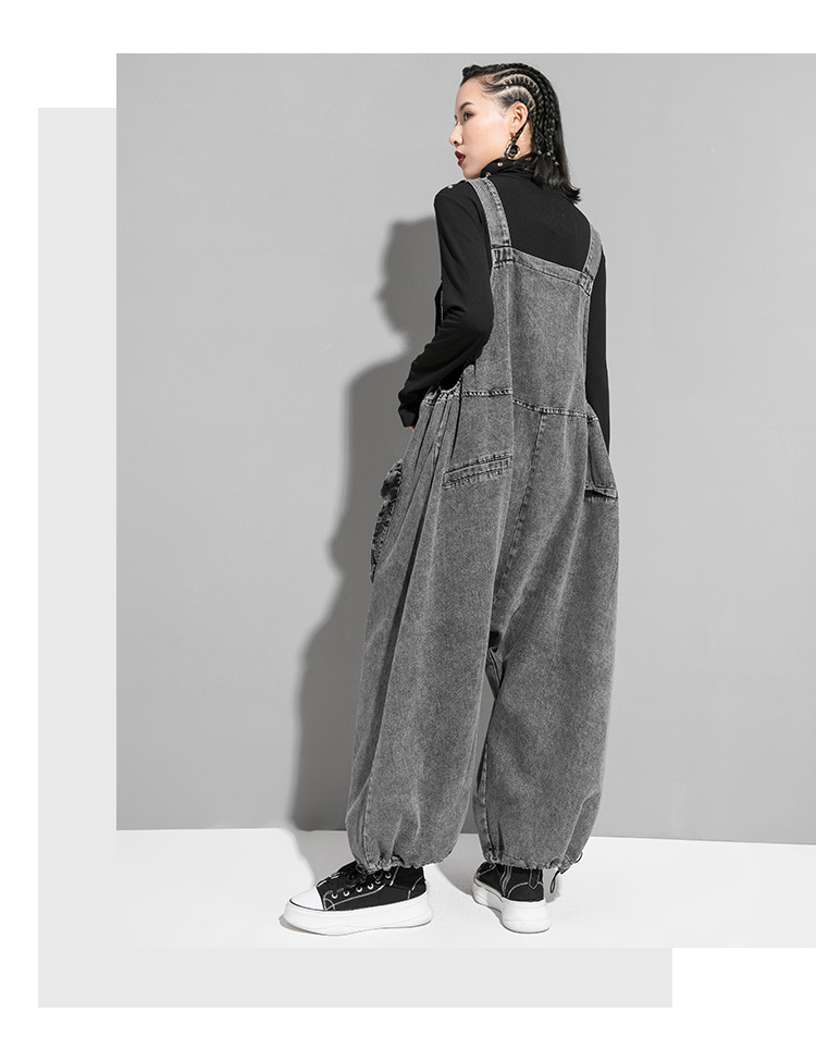 Title 7, Trendige Denim-Overalls für Damen in Übergrößen...