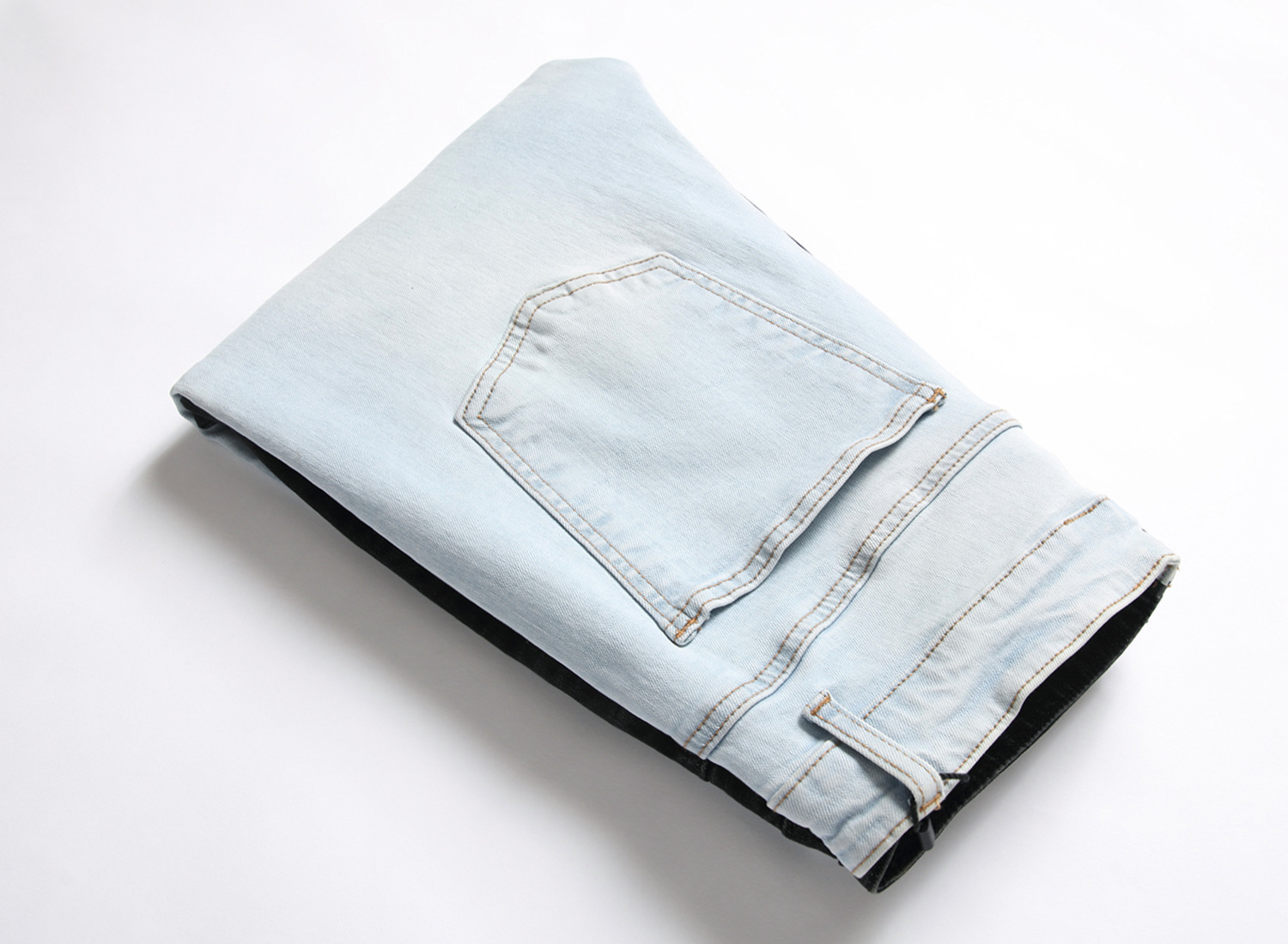 Title 10, Heren jeans met twee kleuren, trendy stretch en...