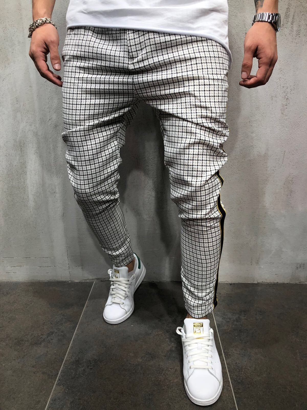 Title 6, Casual Sports Stripe Side Webbing Pants