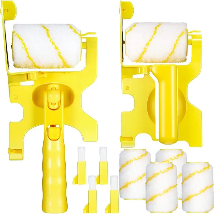 Paint Roller Edger with Long or Short Handle, Clean-Cut Wall and Ceiling Corner Painting Tool - detail photo 2