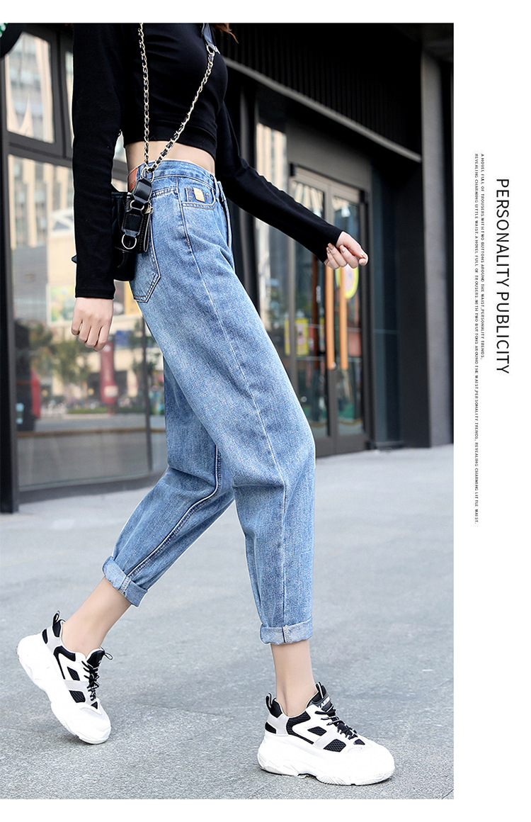 Title 5, Womens Straight-leg Jeans High Waist Loose and...