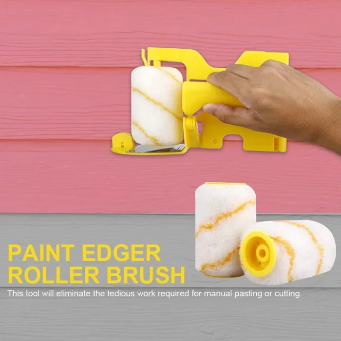 Paint Roller Edger with Long or Short Handle, Clean-Cut Wall and Ceiling Corner Painting Tool - detail photo 8
