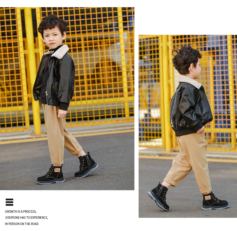 Title 9, Nouvelles Bottes Martin Enfants Cuir et Velours...