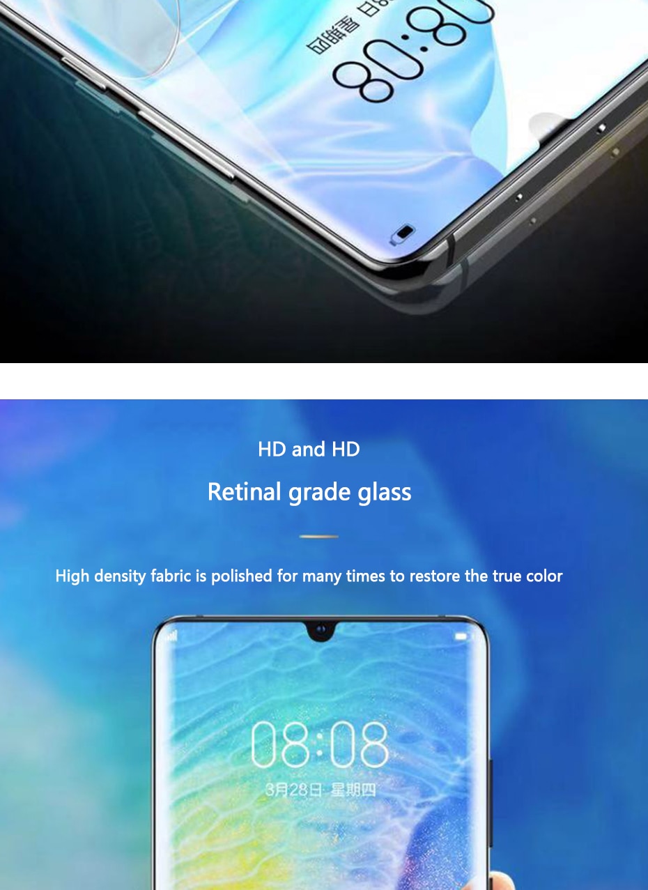 Title 4, 3 Films Hydrogel pour Huawei P30 Pro P20 P10 P5...