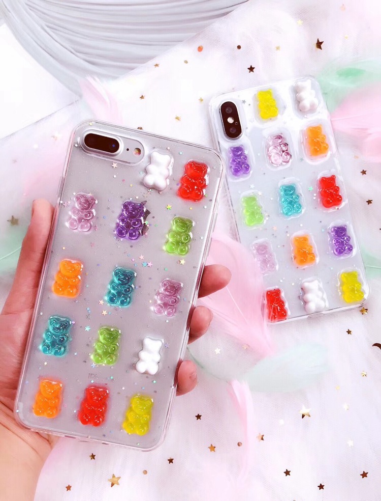 Title 1, Coque de téléphone Color Candy Bear XS Max Prot...