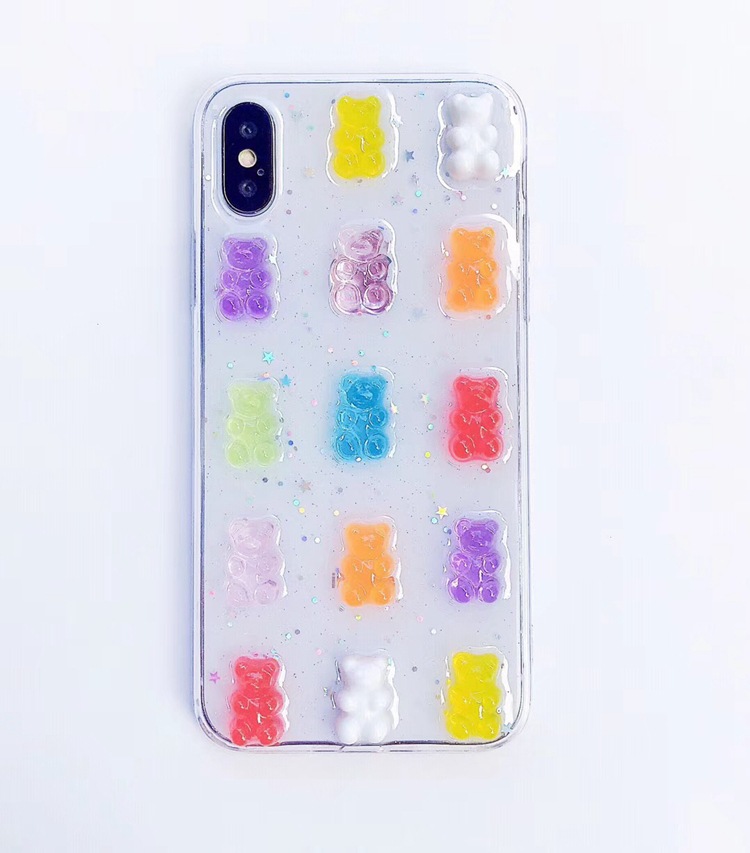 Title 4, Color Candy Bear XS Max telefoonhoes Beschermin...