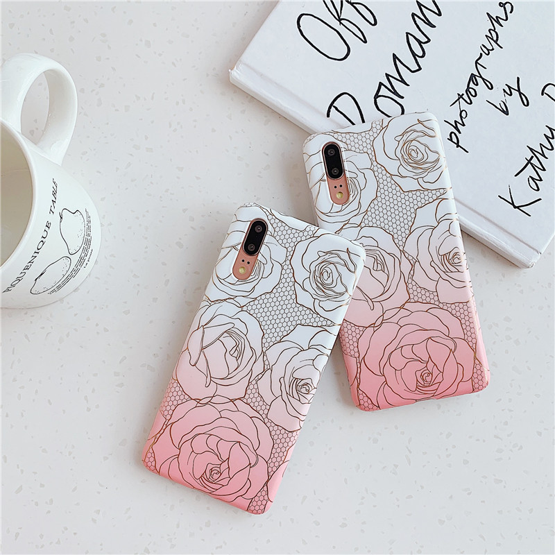 Title 9, Bronzing flower phone case