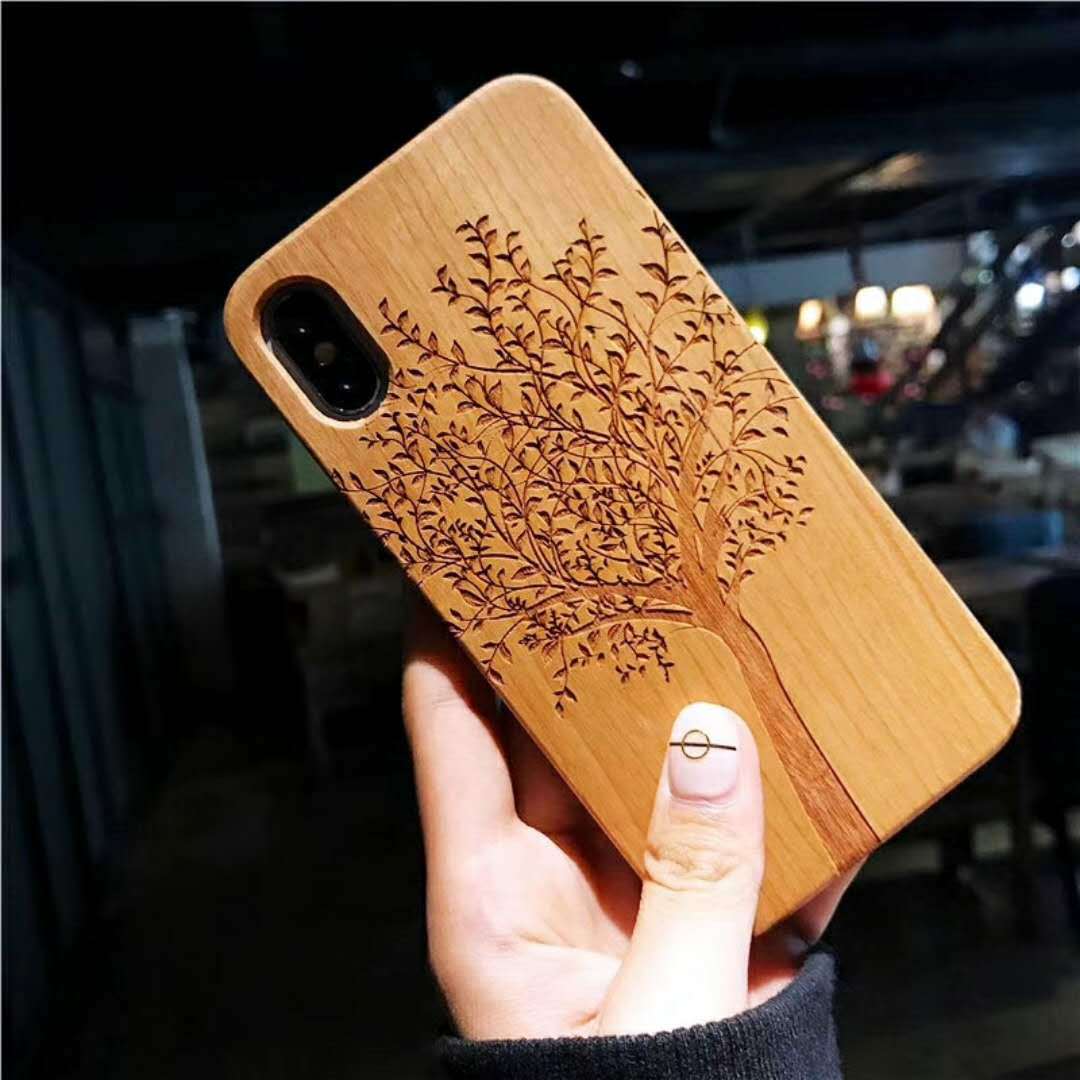 Title 8, Funda de madera para móvil Protege tu smartphon...