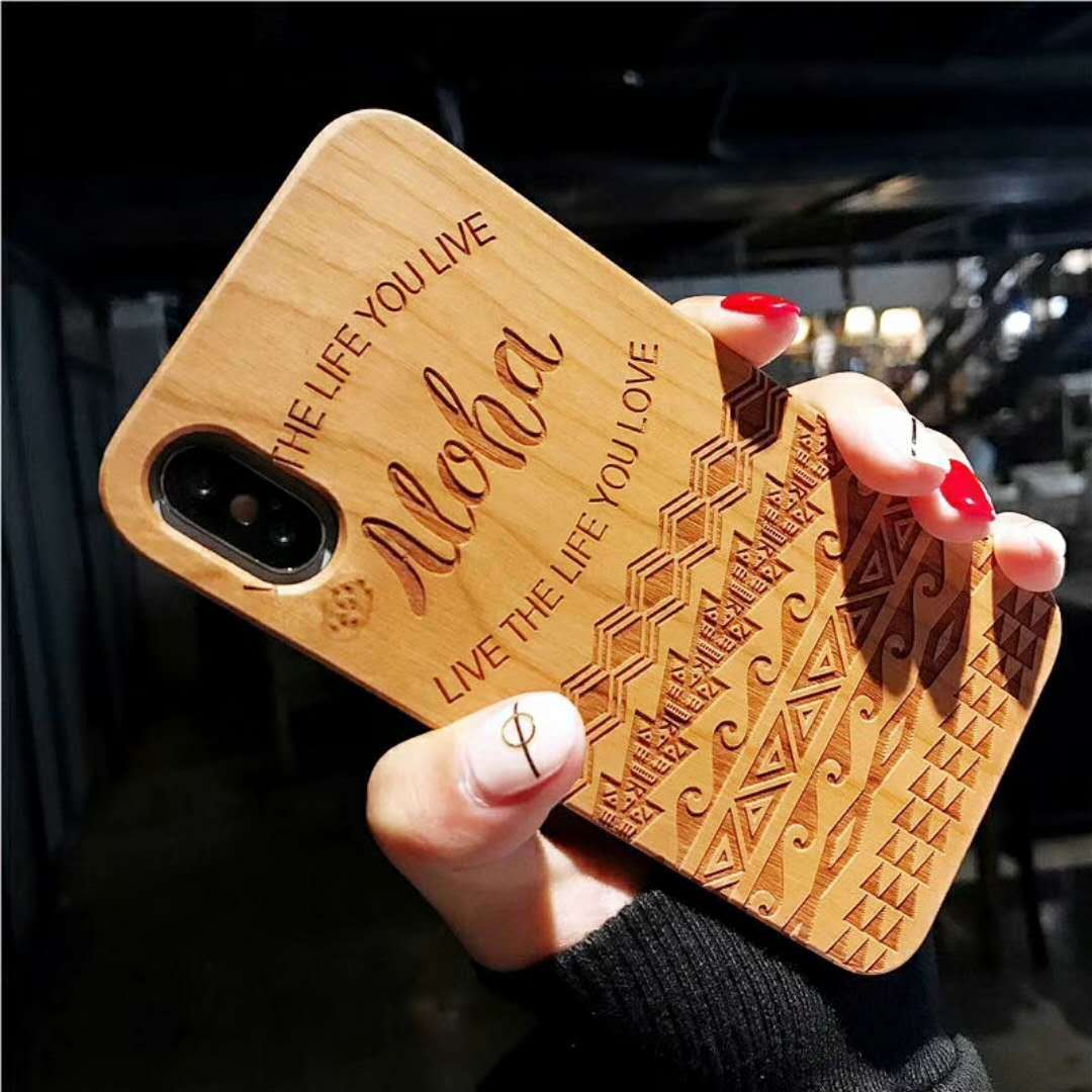 Title 9, Funda de madera para móvil Protege tu smartphon...