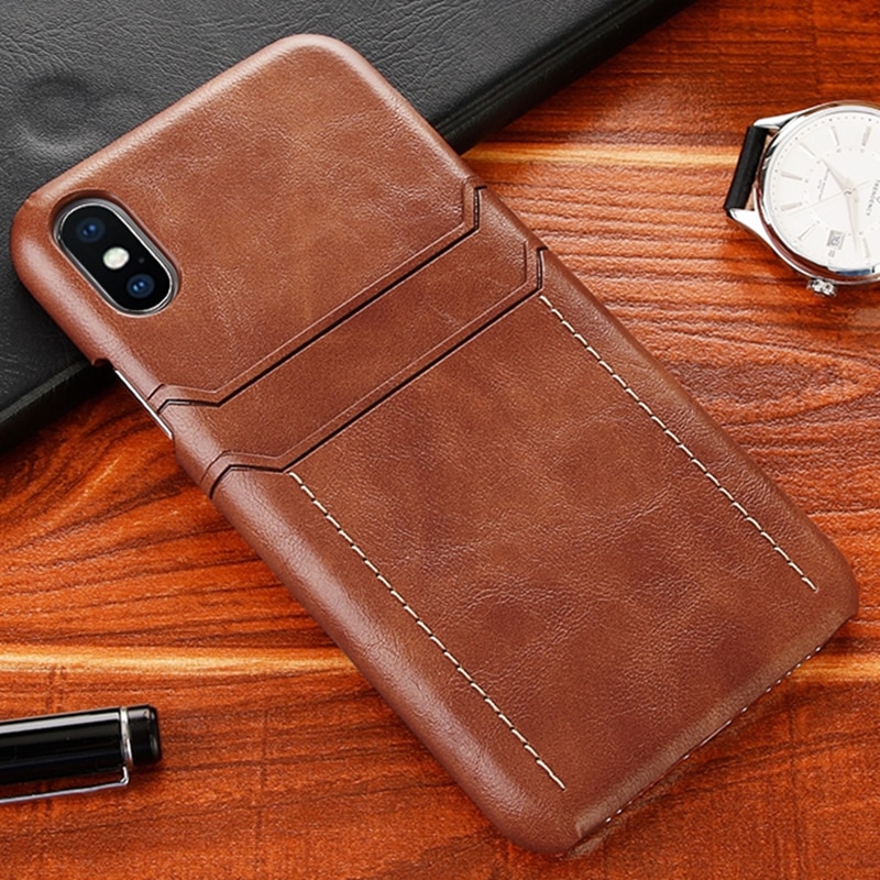 Title 1, PU leather phone back cover Protect your smartp...