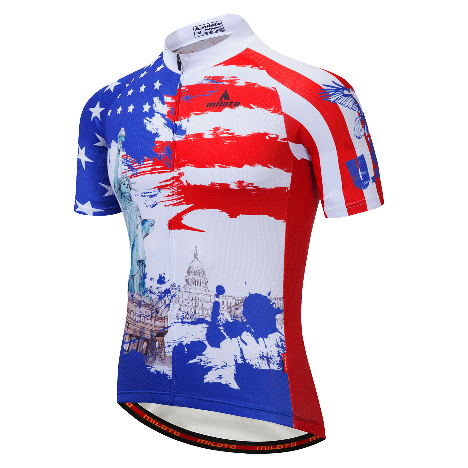 Title 9, Maillot Ciclismo Verano para Hombre Mangas Cort...