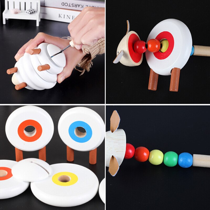 Title 1, Wooden Lamb Assembling Game Creative Gift Toy D...