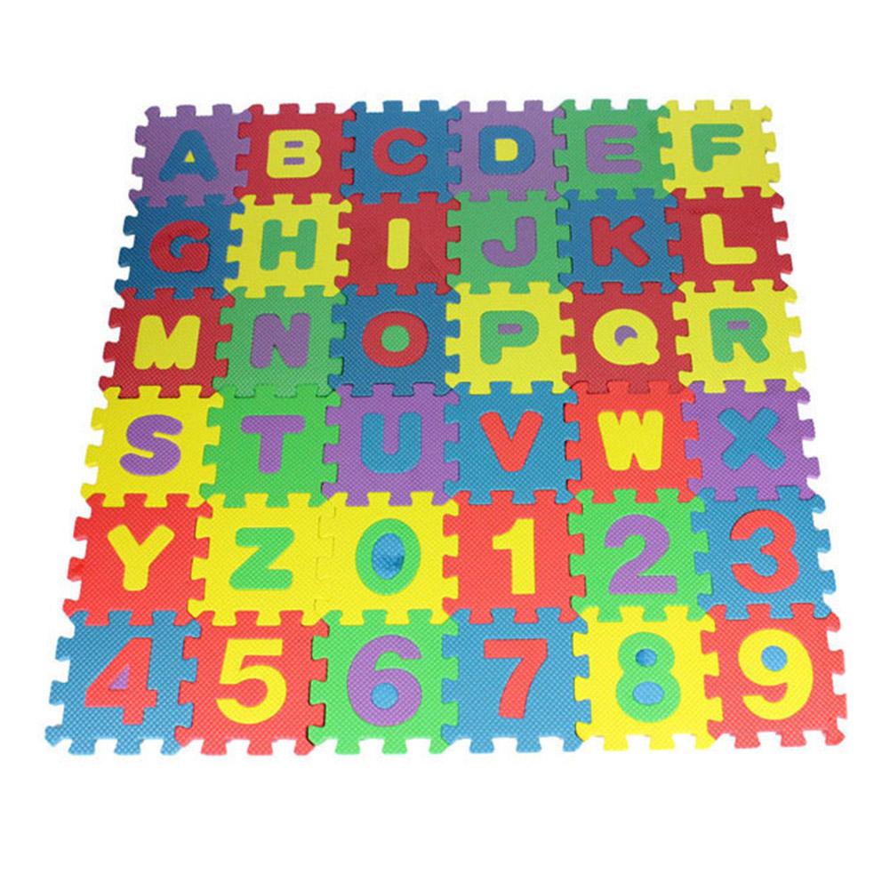 Digital Puzzle Toys Educational and Colorful Foam Tiles for Kids BleuRibbon Baby