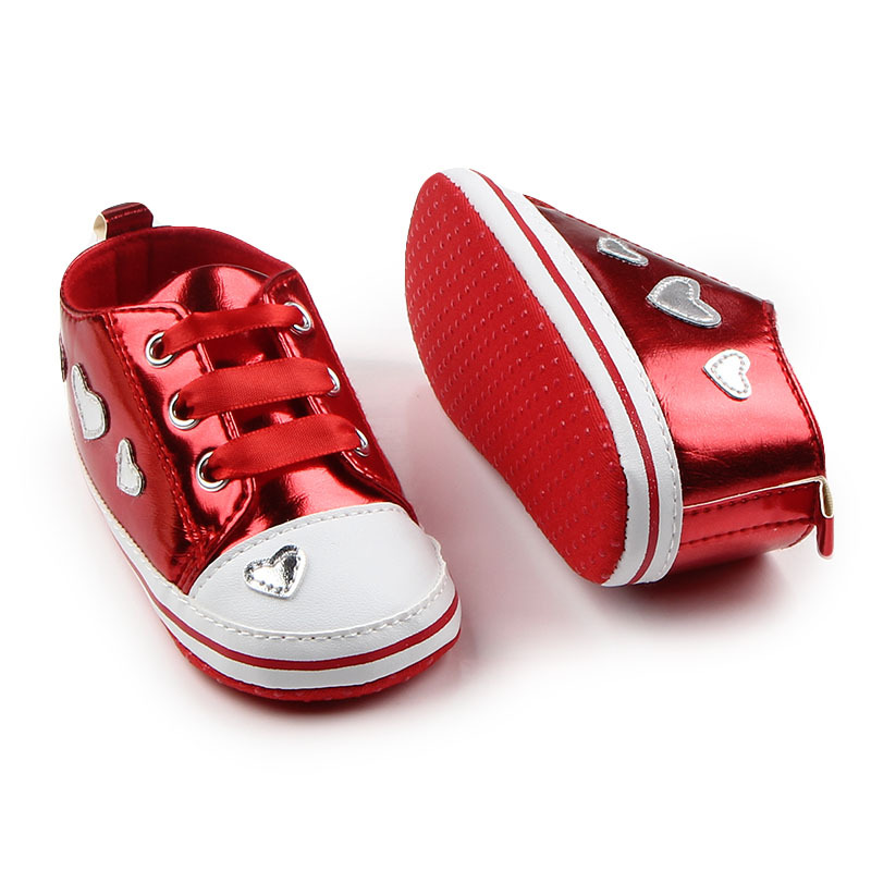 Title 3, Heldere leren babyschoenen met zachte zool. Per...