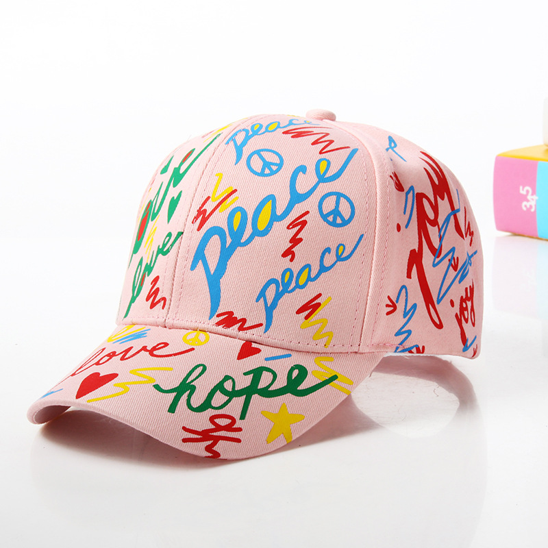 Title 2, Cappello da baseball casual con graffiti, perfe...