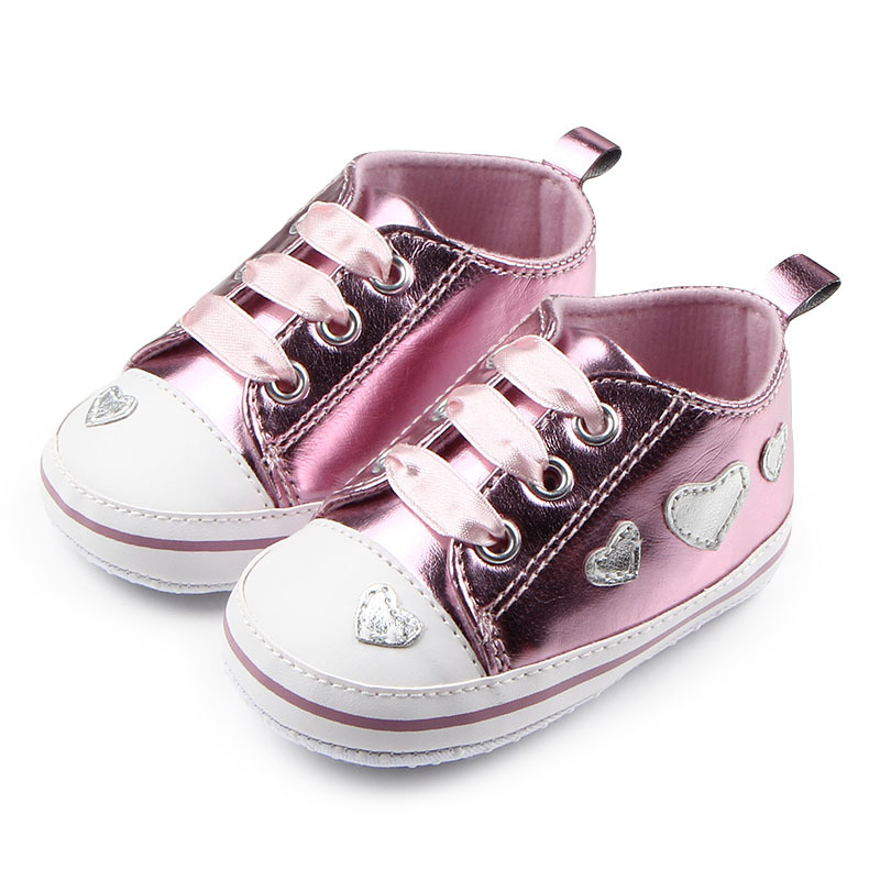 Title 10, Heldere leren babyschoenen met zachte zool. Per...