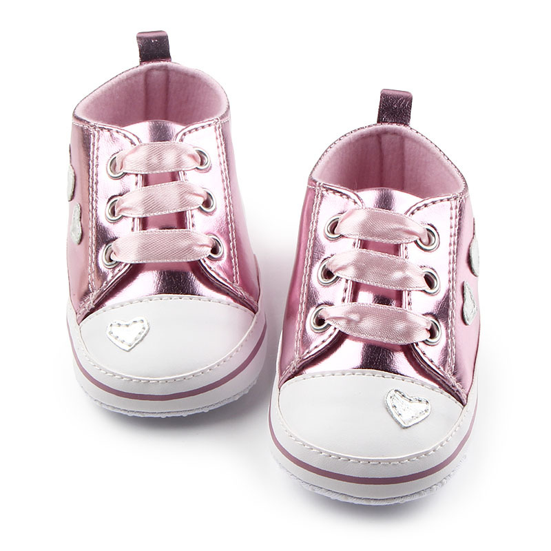 Title 11, Heldere leren babyschoenen met zachte zool. Per...