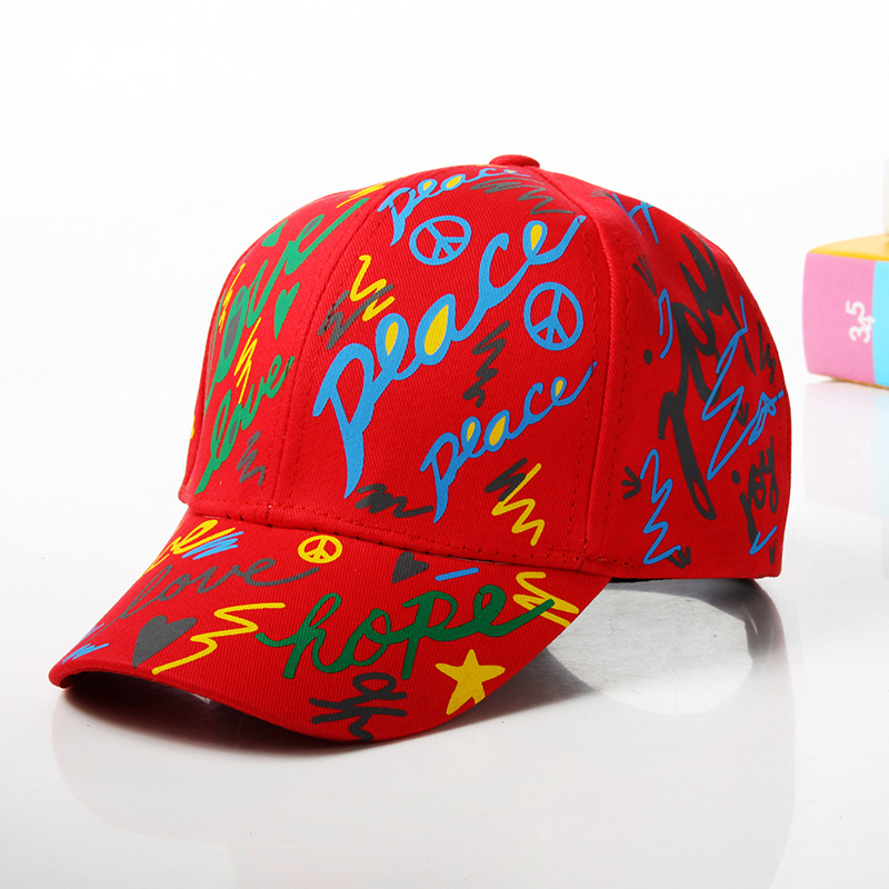 Title 4, Cappello da baseball casual con graffiti, perfe...