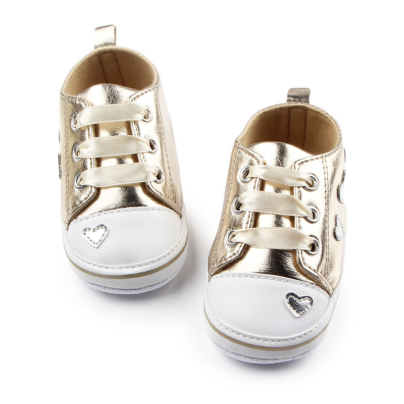 Title 28, Heldere leren babyschoenen met zachte zool. Per...