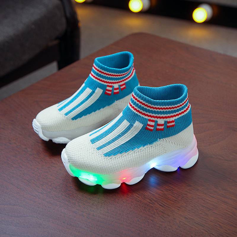 Title 1, Baskets lumineuses LED respirantes pour enfants...