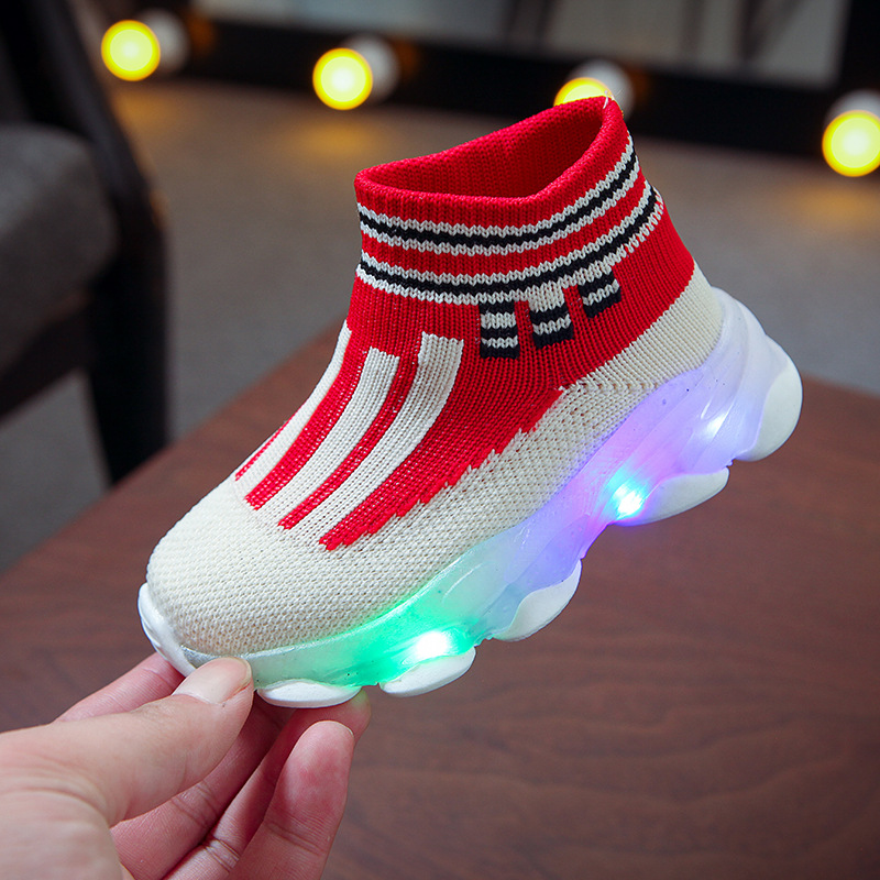 Title 4, Baskets lumineuses LED respirantes pour enfants...