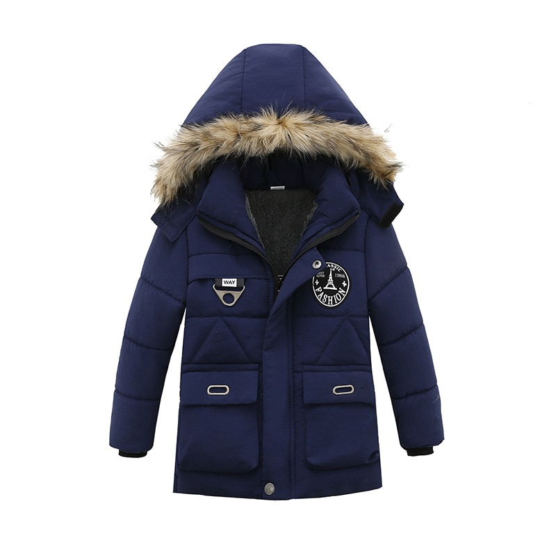 Title 4, Thick childrens cotton coat warm winter coat, ...