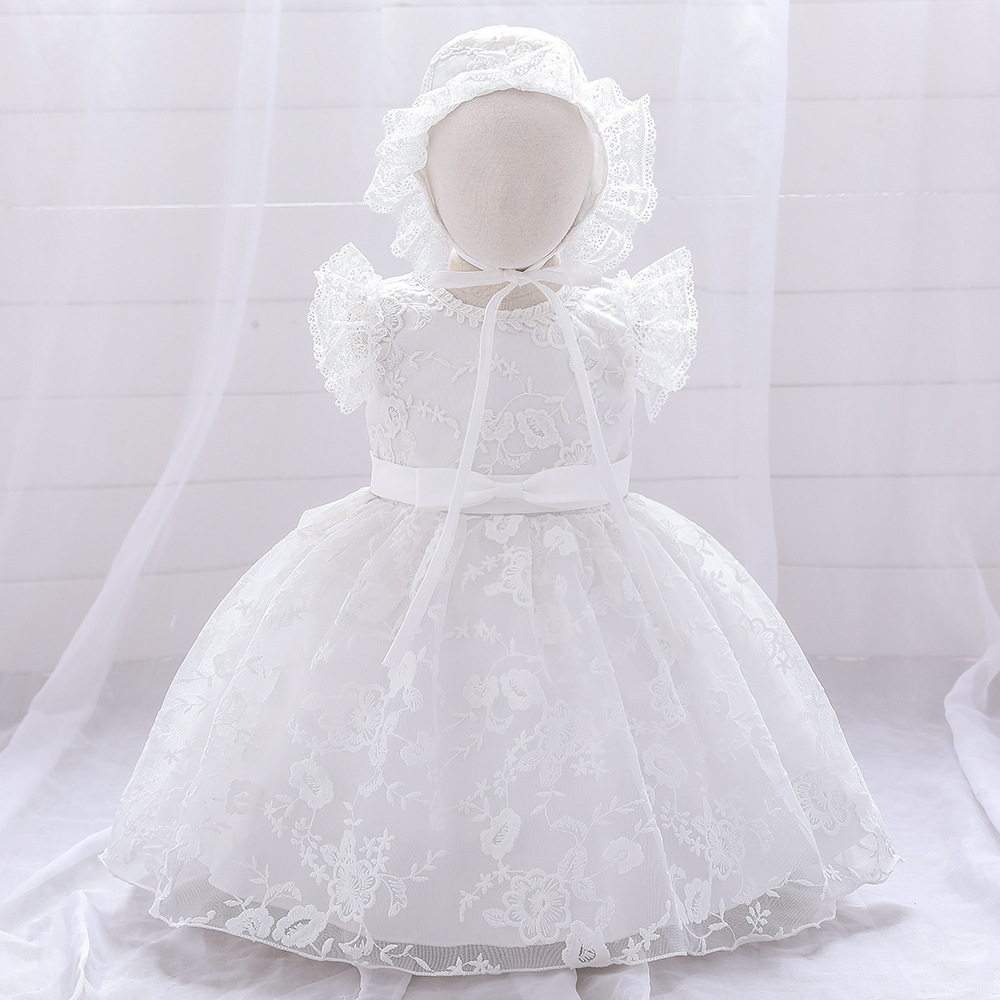 Title 2, Childrens white wedding princess dress pattern...