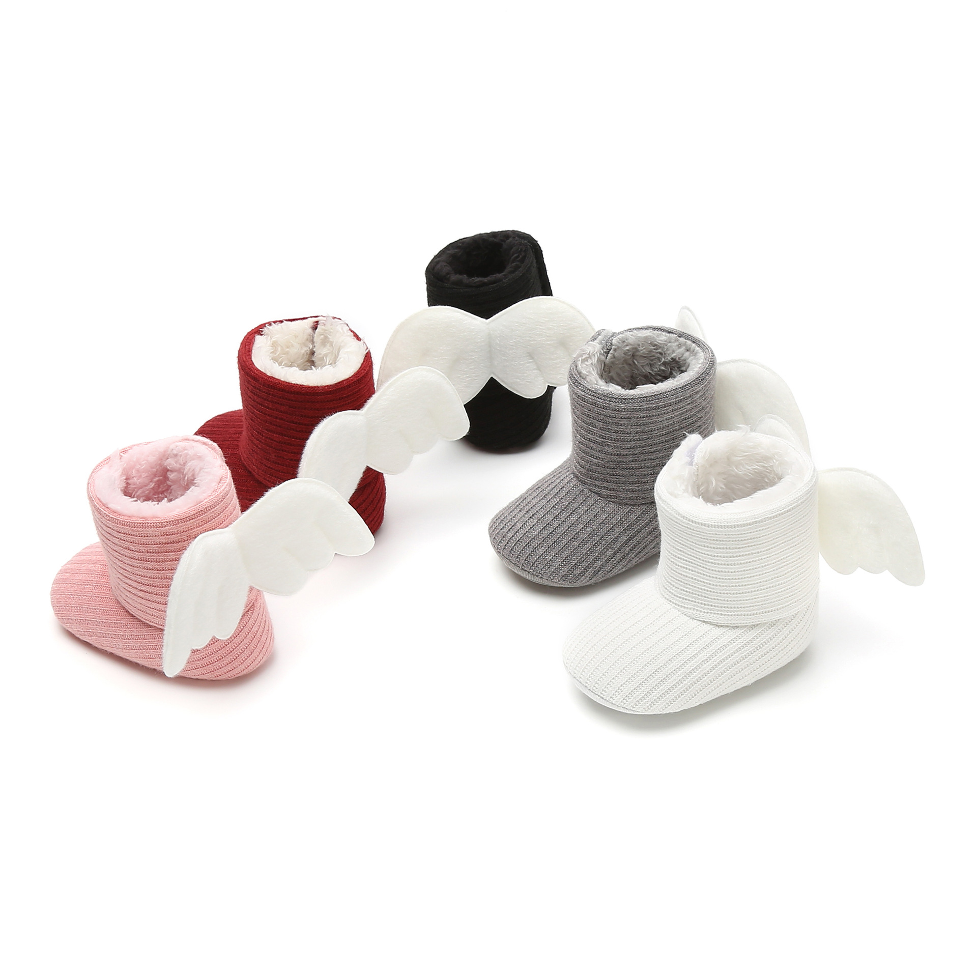 Title 2, Winter Warm Small Wing High Boots Baby Cotton B...