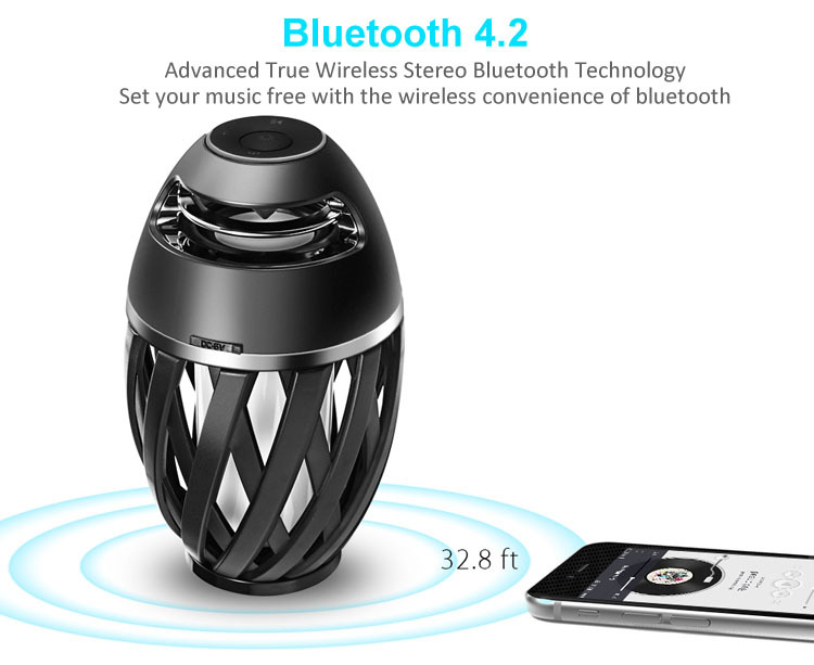 Title 6, Caixa de Som Bluetooth Chama Voadora Decoração ...