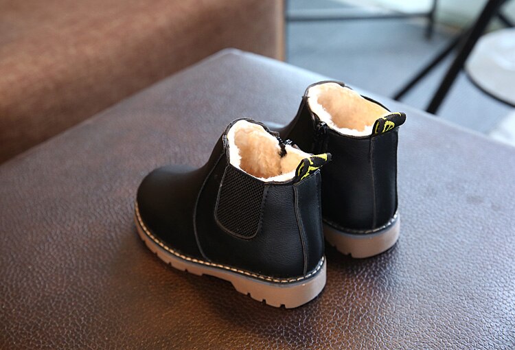 Title 8, Childrens cotton warm Martin boots keep little...