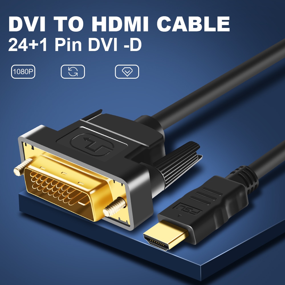 Title 1, Vergoldeter DVI-Stecker auf Buchse Adapter für ...