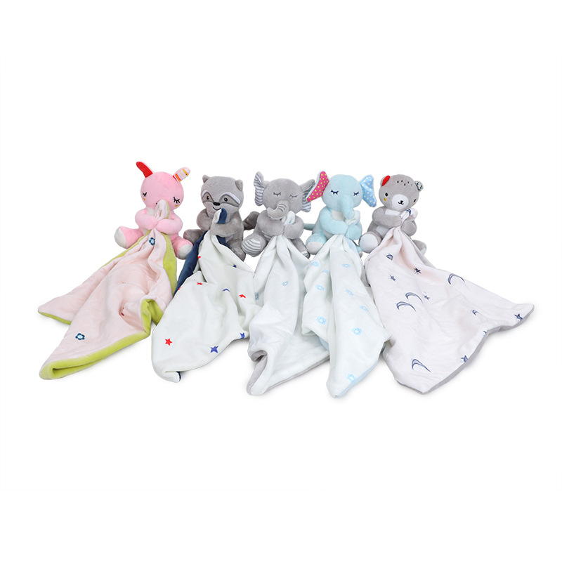 Title 1, Baby saliva towel with sleep comfort doll, soft...