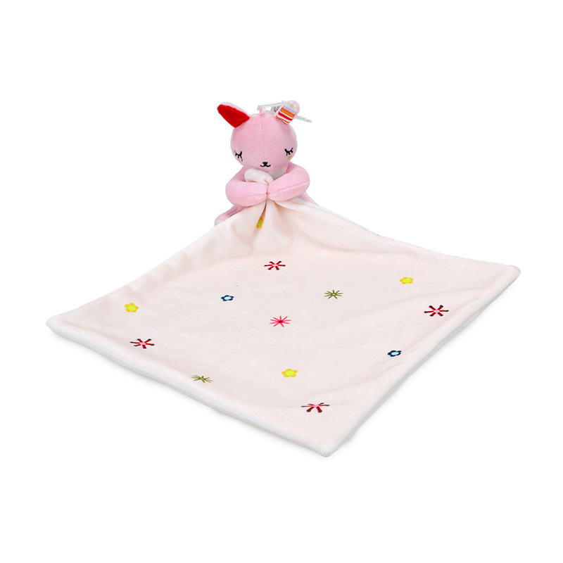 Title 7, Baby saliva towel with sleep comfort doll, soft...