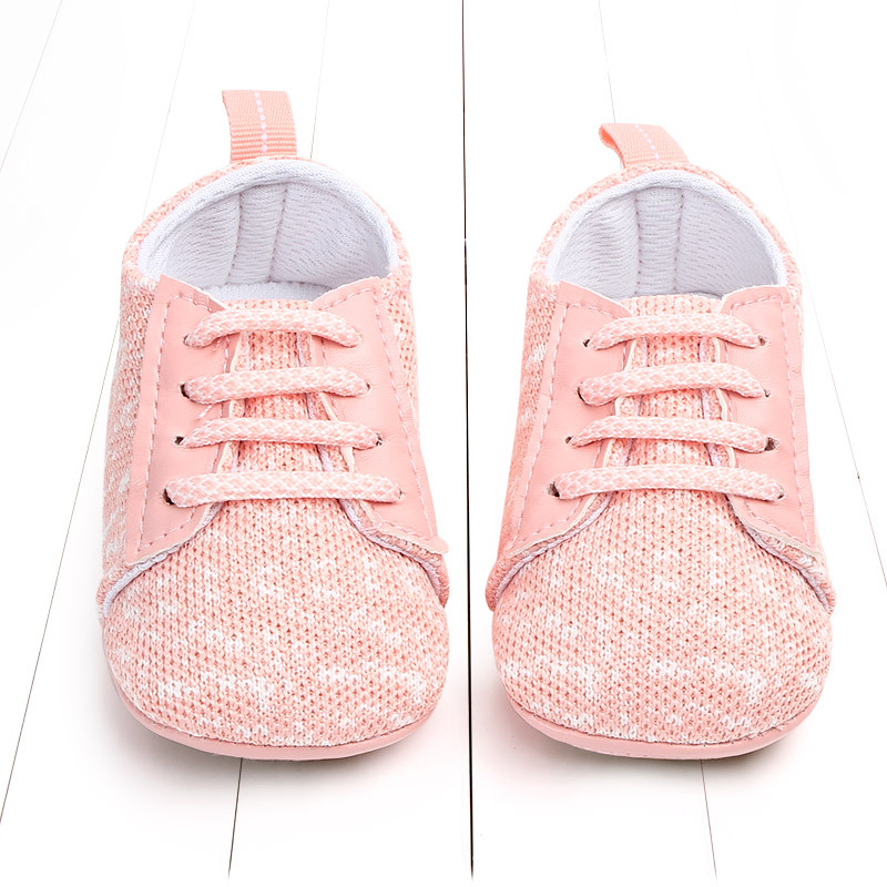 Title 20, Spring and autumn lace-up flying knit baby shoe...