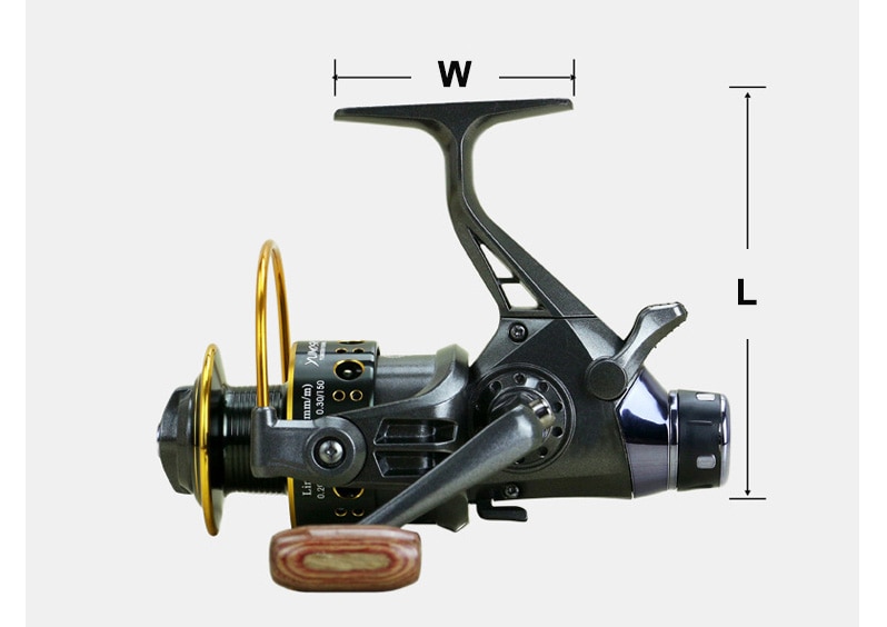 Title 1, Carretilha de pesca MG30-60 com design de dupla...