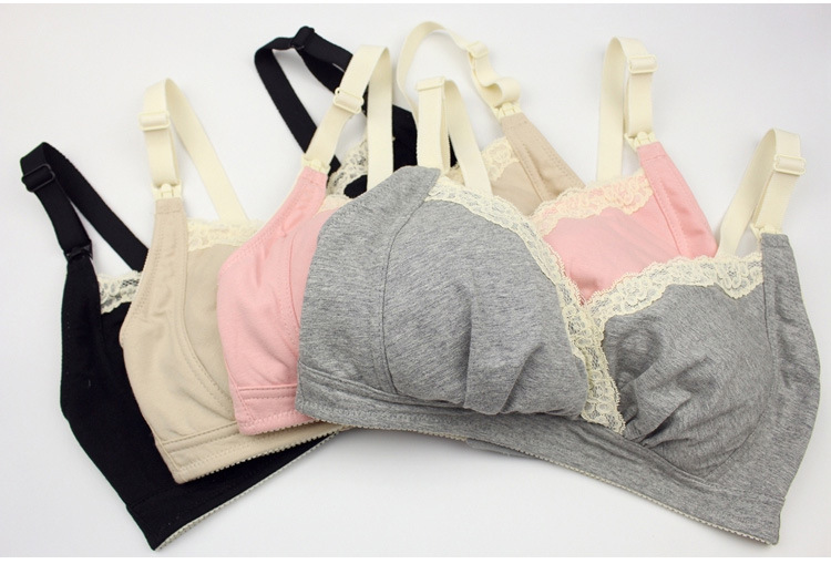 Title 6, Mommy Front Button Cotton Nursing Bra Breastfee...