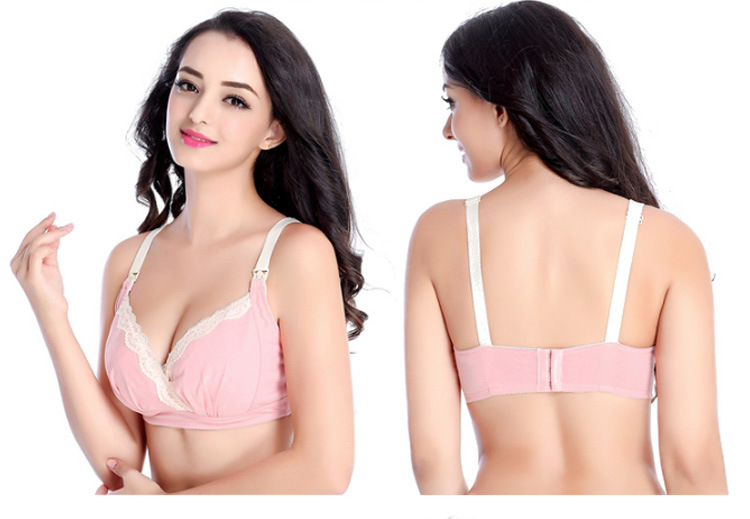 Title 11, Mommy Front Button Cotton Nursing Bra Breastfee...