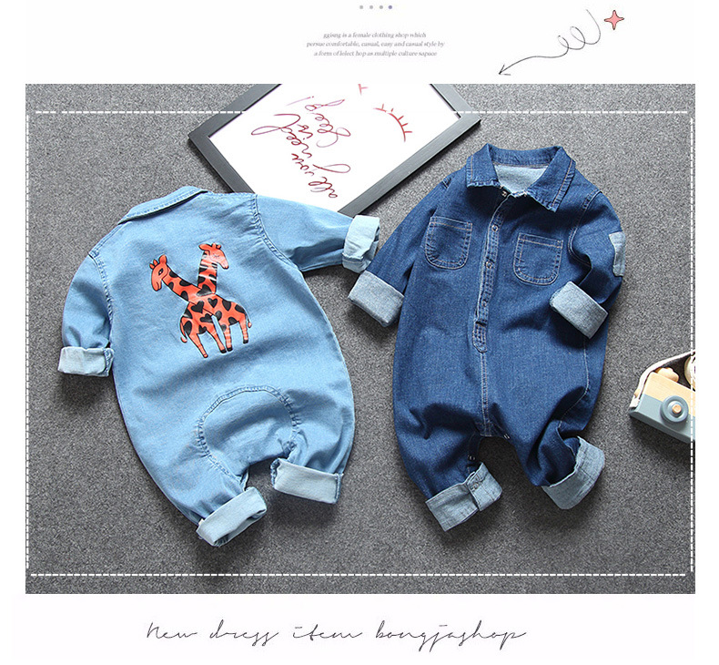 Title 1, Baby denim jumpsuit, ideaal voor spelen en ontd...