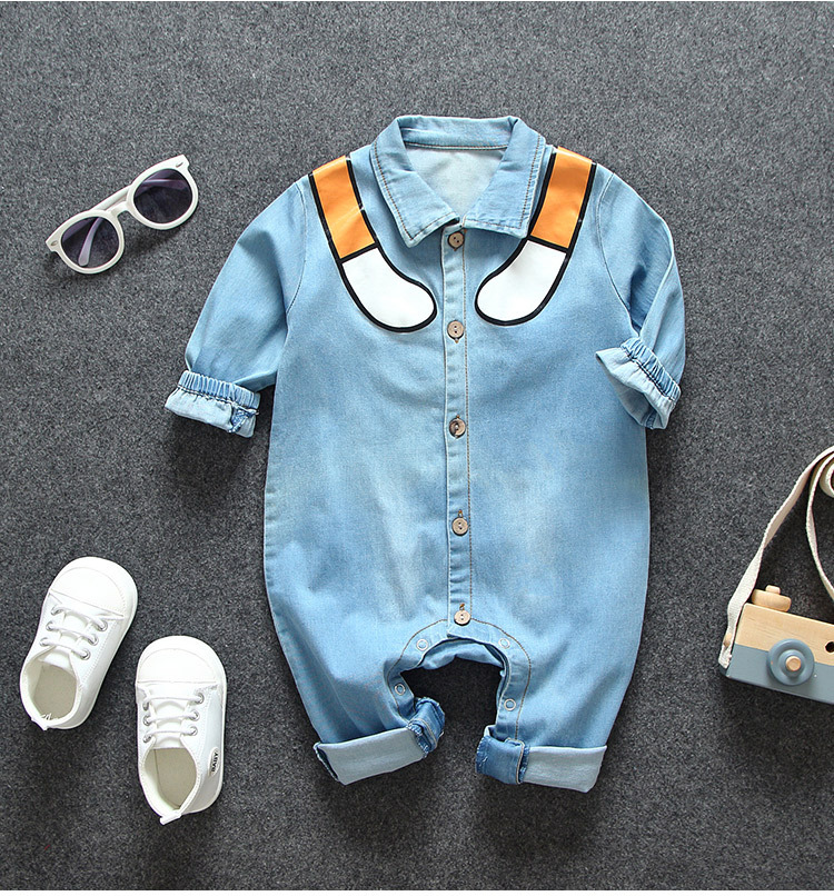 Title 5, Baby denim jumpsuit, ideaal voor spelen en ontd...