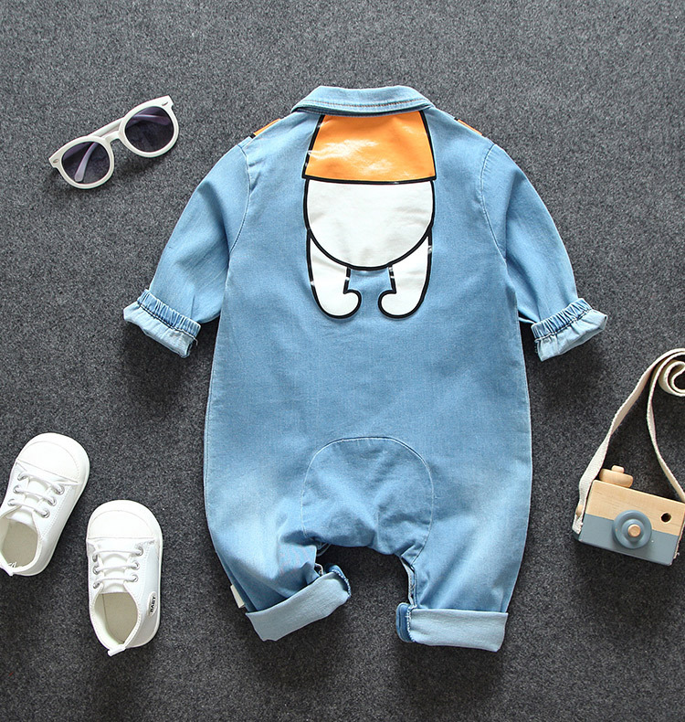 Title 6, Baby denim jumpsuit, ideaal voor spelen en ontd...