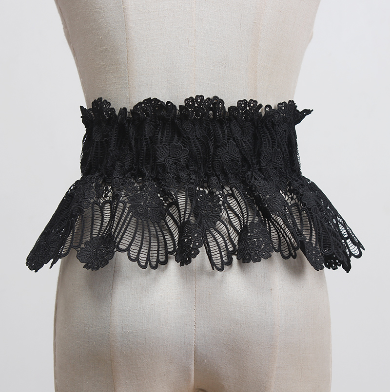 Title 3, Lace Lace-up Waist Belt Waistband Women