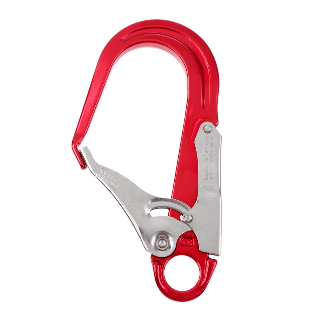 Heavy Duty Rock Climbing Fall Protection Safety Lanyard Snap Clip Hook Climbing Exploring Rappelling Accessories